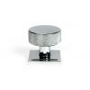 Polished Chrome Brompton Mortice/Rim Knob Set (Square)