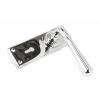 Polished Chrome Newbury Lever Lock Set