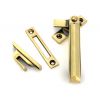 Aged Brass Locking Art Deco Fastener - RH