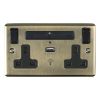 Eurolite Enhance Decorative Wifi Socket Antique Brass