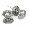 Pewter Octagonal Mortice/Rim Knob Set