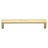 Heritage Brass Cabinet Pull Wide Metro Design 152mm CTC Polished Brass Finish