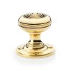 Alexander & Wilks - Christoph Mortice Knob - Unlacquered Brass