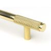 Polished Brass Half Brompton Pull Handle - Medium