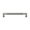 Heritage Brass Door Pull Handle Bauhaus Design 330mm&nbsp;Satin Nickel Finish