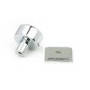 Polished Chrome Kelso Cabinet Knob - 25mm (Square)