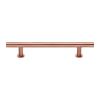 Heritage Brass Cabinet Pull T-Bar Design with 16mm Rose 203mm CTC Satin Rose Gold Finish