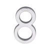 Heritage Brass Numeral 8 Concealed Fix 76mm (3") Polished Chrome finish