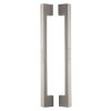 Heritage Brass Back to Back Door Pull Handle Metro Design 457mm Satin Nickel Finish