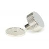 Polished Nickel Brompton Cabinet Knob - 38mm (Plain)