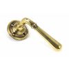 Aged Brass Newbury Lever on Rose Set