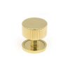 Polished Brass Judd Cabinet Knob - 32mm (Plain)