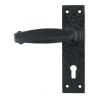 Black Lever Lock Set