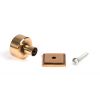 Polished Bronze Kelso Cabinet Knob - 25mm (Square)