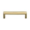 Heritage Brass Cabinet Pull Wide Metro Design 101mm CTC Polished Brass Finish