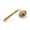 Polished Bronze Newbury Lever on Rose Set (Beehive) - U