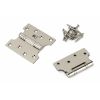 Polished Nickel 4" x 2" x 4"  Parliament Hinge (pair) ss