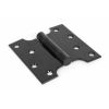 Black 4" x 2" x 4"  Parliament Hinge (pair) ss