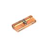 Polished Bronze 40/40 5pin Euro Cylinder KA