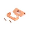 Polished Bronze ½" Rebate Kit for Tubular Mortice Latch