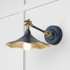 Smooth Brass Flora Wall Light in Dusk