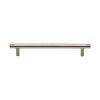 Heritage Brass Cabinet Pull Contour Design 160mm CTC Satin Nickel finish