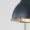 Smooth Nickel Brindley Wall Light in Soot