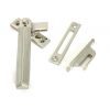 Polished Nickel Locking Art Deco Fastener - LH