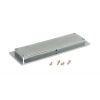 Satin Chrome 175mm Plain Rectangular Pull