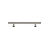 Heritage Brass Cabinet Pull T-Bar Design with 16mm Rose 101mm CTC Polished Nickel Finish