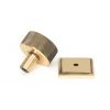 Polished Bronze Brompton Cabinet Knob - 32mm (Square)