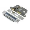 Polished Chrome 2½" Heavy Duty Bathroom Mortice Lock