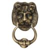 Heritage Brass Lion Knocker Antique Brass finish