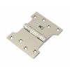 Polished Nickel 4" x 3" x 5"  Parliament Hinge (pair) ss