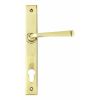 Aged Brass Avon Slimline Lever Espag. Lock Set