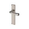 Heritage Brass Charlbury Reeded Lever Latch Satin Nickel finishUK Design Registration Number 6202494