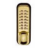 Eclipse 70251 - ED20 Easy Code Change Push Button Digital Lock - Polished Brass