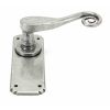 Pewter Monkeytail Lever Latch Set