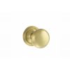 Old English Harrogate Solid Brass Mushroom Mortice Knob on Concealed Fix Rose - Satin Brass