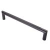 Mitred Knurled Pull Handle - Matt Black