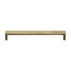 Heritage Brass Cabinet Pull Wide Metro Design 192mm CTC Antique Brass Finish