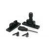 Black Mushroom Brighton Fastener - Narrow (Square)