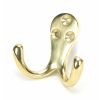 Polished Brass Celtic Double Robe Hook