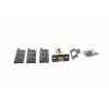 Atlantic Latch Pack [CE] 2.5" (Latch x1) + 3"x2" (Hinge x3) - Matt Black