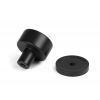 Matt Black Kelso Cabinet Knob - 25mm (Plain)