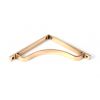 Polished Bronze Abingdon Shelf Bracket (200mm x 200mm)