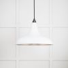 Smooth Nickel Frankley Pendant in Flock