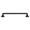 Heritage Brass Cabinet Pull Traditional Design 203mm CTC Matt Black Finish