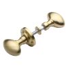 Heritage Brass Suffolk Rim Knob Satin Brass finish