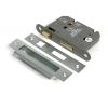 Satin Chrome 3" Heavy Duty Bathroom Mortice Lock